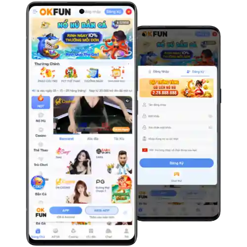 OKFUN Casino cung cấp Tải App ứng dụng